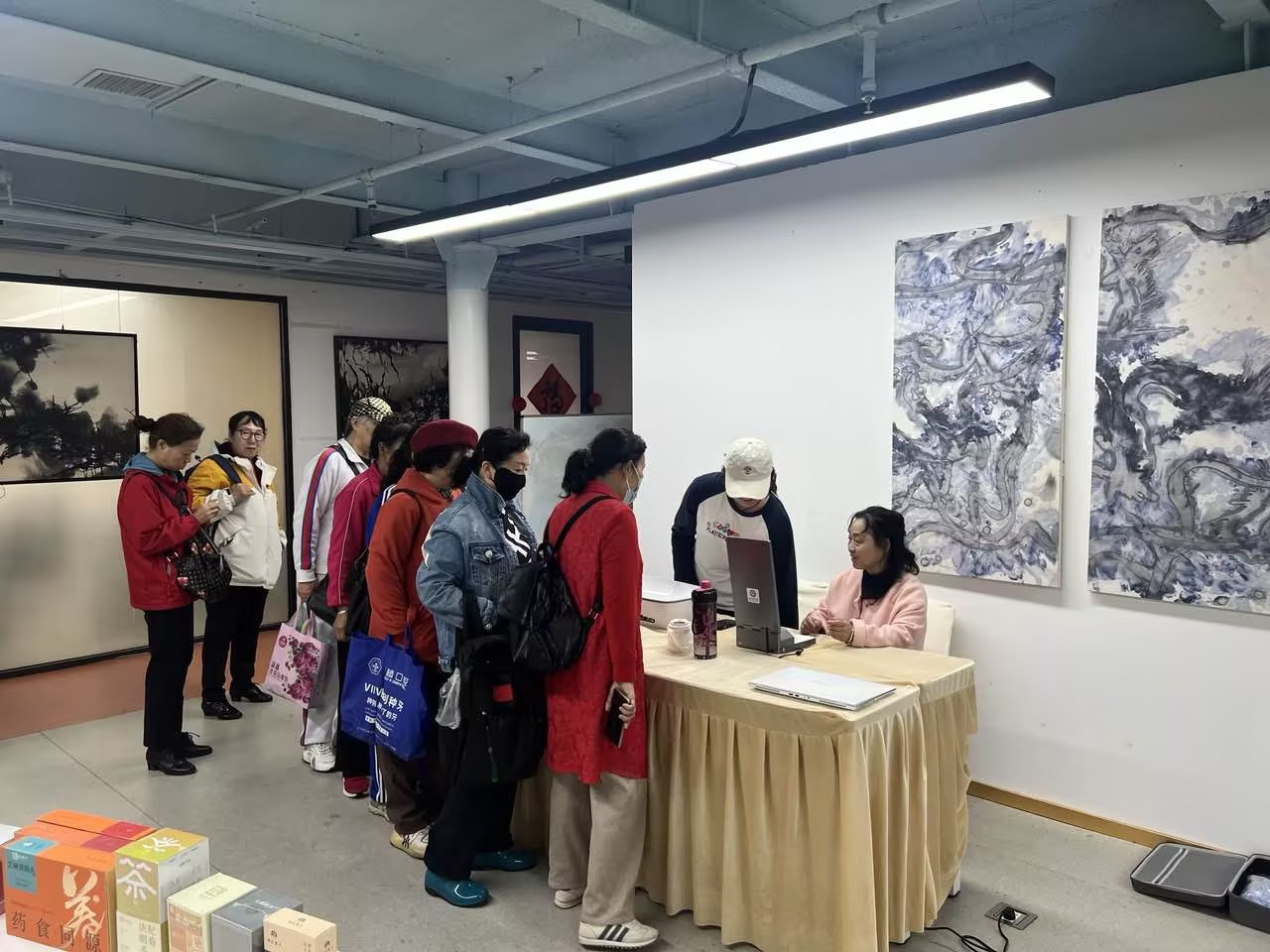 用户排队体验云秒智能问诊设备